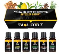 Set di oli essenziali Bilovit - Kit di pronto soccorso della natura
