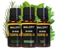 Set di oli essenziali Bilovit per la concentrazione - 3 pezzi