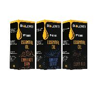 Set di oli essenziali Bilovit, Riscaldante - 3 pezzi