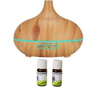 Set di oli essenziali con diffusore: Bio Pino Cembro (Alto Adige) Bio Eucalipto - Diffusore 10 ml Bio Pino Cembro 10 ml Bio Eucalipto