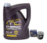 Set Di Olio Motore 5W30 5 Litri + Filtro Olio SM 118 Per Jeep Wrangler I