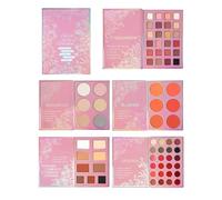 Set di ombretti per il viso - Brillantante impermeabile, palette per il trucco degli occhi, per donne e ragazze come regalo per festeggiare e viaggiare