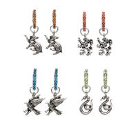 Set Di Orecchini A Cerchio Di 4 Pezzi Delle Case Di Harry Potter