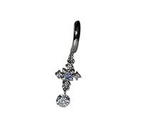 Set di orecchini a forma di croci e artigli di drago, eleganti gioielli in lega con motivi geometrici e stelle, accessori per le orecchie, One Size, come descritto, come descritto