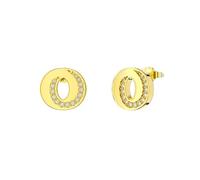Set di orecchini a perno in argento Sterling S925, 26 lettere con zirconi, per donne e gioielli da sposa, Buchstabe O, Argento sterling, Zirconia cubica