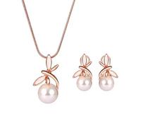 Set di Orecchini da Donna con Perle Accessori di Gioielli con Diamanti e Perle semplici Regalo da Ragazza Conveniente e Resistente Practical And Attractive