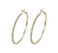 Set di orecchini da donna in vero argento con orecchini geometrici in lega retrò e alla moda, Taglia unica, Acciaio inossidabile, Nessuna pietra preziosa