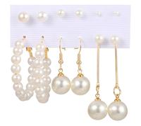 Set di Orecchini JO-27166 - Oro / Bianco