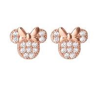 Set di orecchini placcati oro rosa con pietre di Minnie, EF00661PZWL