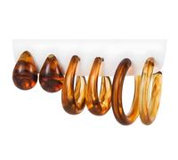 Set di Orecchini ZE-27573 - Marrone