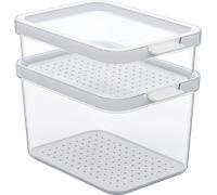 Set di organizzatori per frigorifero rotho cauma 2 pezzi 1,2 litri / 2,15 litri