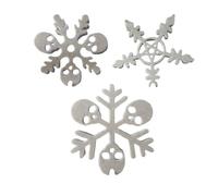 Set Di Ornamenti A Di Neve - Ciondoli Decorativi In Acrilico Da 7 Cm | Decorazione Invernale - Gioielli A Forma Di Di Neve Cristallini Per Natale, Feste E Uso Interno/esterno