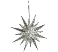 Set di ornamenti decorativi in acrilico per esporre le vacanze in cristallo con stelle, albero, angelo, arco e figure danzanti (A)