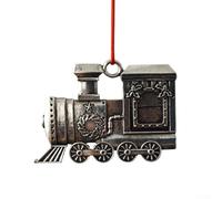 Set di ornamenti natalizi in ferro con mini fiocco di neve e cavallo a dondolo per ciondolo a forma di elfo, con motivi retrò vintage da appendere su alberi e ghirlande (A)