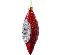 Set di ornamenti per albero delle vacanze con perla rossa Per palline di plastica colorate champagne, orsi e noci decorazioni a forma di noci per esposizione festiva (modello F)