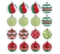Set di ornamenti per palline di Natale, eleganti e robusti ornamenti per albero di Natale | 6 cm ornamenti a sfera sfusi alberi di Natale feste luoghi di nozze
