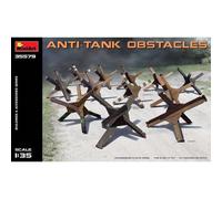 Set Di Ostacoli Anticarro Miniart 1/35, Ostacoli Antitank Ww2