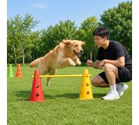 Set Di Ostacoli Per Agility Dog con Coni, Ideale Per L'addestramento