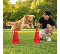 Set Di Ostacoli Per Agility Dog con Coni, Ideale Per L'addestramento