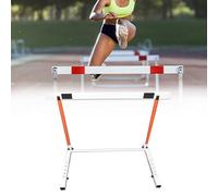 Set di Ostacoli Regolabili in Metallo per l'agilità per l'allenamento della velocità - Ostacoli Portatili per Il Salto in Pista, Alti 30-42 Pollici - Ideali per l'allenamento Sportivo e l'es