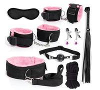 Set Di Otto Pezzi Di Nylon In Pelle Morbida Yoga Esercizio Di Allenamento Accessori Cinturina Di Tensione, Regolabile La Lunghezza Del Polsino, Regalo Di Coppia - H15