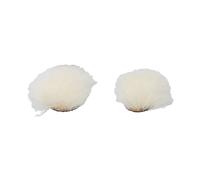 Set Di Pad In Lana Di Agnello 2 Pezzi - POWER-TEC 92567 Nuovo