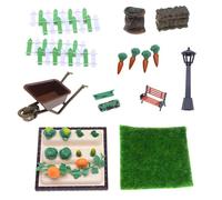 Set di paesaggi rurali in miniatura - Tiny Agricultural Model, Miniatura Countryside Display, giocattolo educativo in miniatura, set da gioco per K