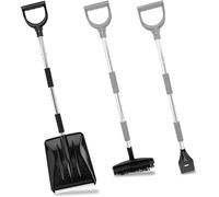 Set Di Pala per Neve, 3 in 1, Portatile, Pala Da Neve, Con Raschietto per Ghiacc