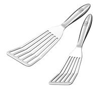 Set di Paletta cucina in acciaio inox - 1x Spatola per Pesce e Spatola Originale