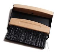 Set di paletta e scopa, scopa da tavolo, mini scopa e scopa, scopa a mano con paletta, mini scopa da tavolo, spazzola per briciole (nero)