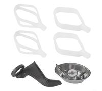 Set di palette per biscotti con azionamento a frusta in metallo, compatibili con Bosch Plus NutriMill per artiste Stand Mixer, gancio per impasto, accessori da forno