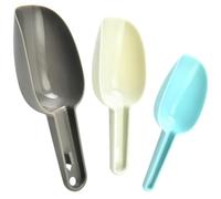 Set di Palette per Ghiaccio Multifunzione in Pp, Tre Misure | Impilabile, Versamento Controllato, Struttura Antiurto, Grande Media Piccola, per Cucina e Dispensa