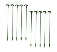 Set di paletti per piante, supporto per fiori a testa pesante, componente riutilizzabile, guida a stelo singolo, colonna vertebrale stabile e rinforzata, strato di base in ferro massiccio, per bonsai