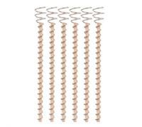 Set di pali per piante in rame per elettrocoltura, antenne da giardino da 6/8 pezzi per una crescita più rapida, resistenza alle malattie e resa più elevata (6 pezzi)