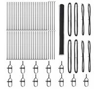 Set di pali per recinzione in acciaio, 100 x 1,5 m, colore grigio, maglie 25 mm, pali per ringhiera per giardino e terrazza, pali rettangolari robusti per esterni sicuri