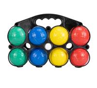 Set di palle da pétanque per bambini e adulti con 8 palle e rete da trasporto - Per spiaggia, giardino, campeggio - 3014