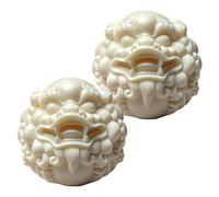 Set Di Palline Baoding - Palline Antistress Per Massaggio Alle Mani Da 2 Pezzi | Palle Per Esercizi In Legno Per La Terapia Delle Mani Per Meditazione, Messa A Fuoco, Scrivania Da Ufficio, Viaggi, Sol