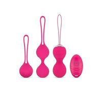 Set Sfere del Piacere Vibranti di Easytoys - Kit di 3 Pezzi (Rosa)