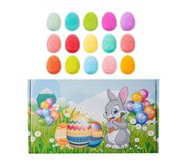 Set di palline da bagno per bambini - Collezione a tema coniglietto da 15 pezzi, giocattolo per la pulizia del corpo schiumoso, accessori da bagno colorati con personaggi a sorpresa all'interno |