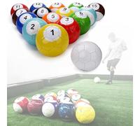 Set di Palline da Biliardo for footpool, 16 Pezzi in PU