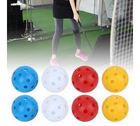 Set di Palline da da Allenamento Cave da 20 Pezzi Accessori per la Pratica degli Sport Al Coperto Leggero Resistente Rosso/Giallo/Blu/Bianco