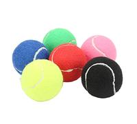 Set di Palline da Tennis in Cashmere e Gomma, 6 Pezzi, Morbide Ed Elastiche, Adatte per Gare di Allenamento e Massaggi, Palline da Tennis Multicolori