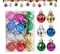 Set Di Palline Decorative Da Appendere 24 Pezzi Palline Natale 3cm Decorazione Albero Di Natale Palline Colorate Di Natale Per Decorazioni Natalizie Per L'albero