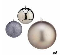 E_0002_S3627640 Krist+ Set di palline di Natale Argentato Plastica Ø 12 cm (6 Un