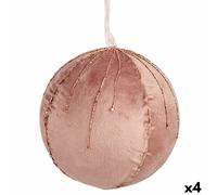 E_0002_S3627521 Krist+ Set di palline di Natale Poliestere Rosa 12 x 12 x 12 cm