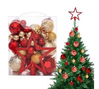 Set Di Palline Per Albero Di Natale - Addobbi Albero Di Natale Antirottura | 50 Pezzi Pendenti Appesi Per Feste Raduni Casa Vacanze