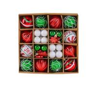 Set Di Palline Per Albero Di Natale - Decorative Colorate A Pendaglio | Decorazioni Per Albero Di Natale Con Palline | Per Esterno Davanzali Cortile Giardino Feste Patio Matrimonio