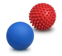 Set di palline per massaggio fisico, lacrosse e con punte appuntite, per alleviare lo stress, terapia muscolare, rilascio miofasciale, strumento portatile per alleviare il dolore, per palestra,