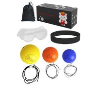 Set di palline riflesse di Boxe, palla da battito con fascia | Palla riflessa di boxe per principianti,Attrezzature per esercizi a casa, Palla da boxe per adulti, Palla da colpire
