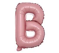 Set di palloncini con lettere e numeri da 40,6 cm, in alluminio, con scritta in lingua inglese "Pink Candy" e scritta in lingua inglese (A-Z, 0-9) (40,6 cm, rosa caramella B)